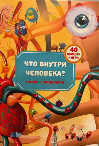 Что внутри человека? Книга с окошками
