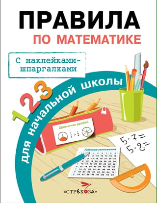 Правила по математике для начальной школы