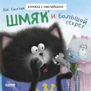 Книжка с наклейками. Шмяк и большой секрет